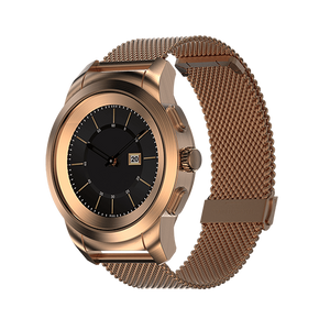 NoiseFit Fusion Hybrid Smart Watch with Leather Strap