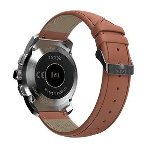 NoiseFit Fusion Hybrid Smart Watch with Leather Strap