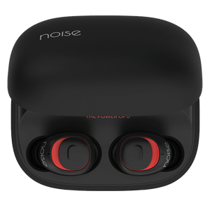 Noise Shots X5 CHARGE Truly Wireless Bluetooth Earbuds Earphones with Charging Case - Hot Black