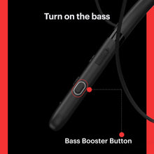 Load image into Gallery viewer, Noise Tune CHARGE Bluetooth Wireless Neckband Earphones with Mic (Jet Black)
